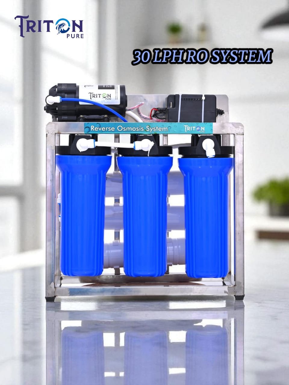 Triton Mini Commercial RO Plant 30 LPH – 30 Litre RO System